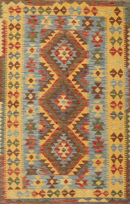 Contemporary Red Modern Rug, con1127