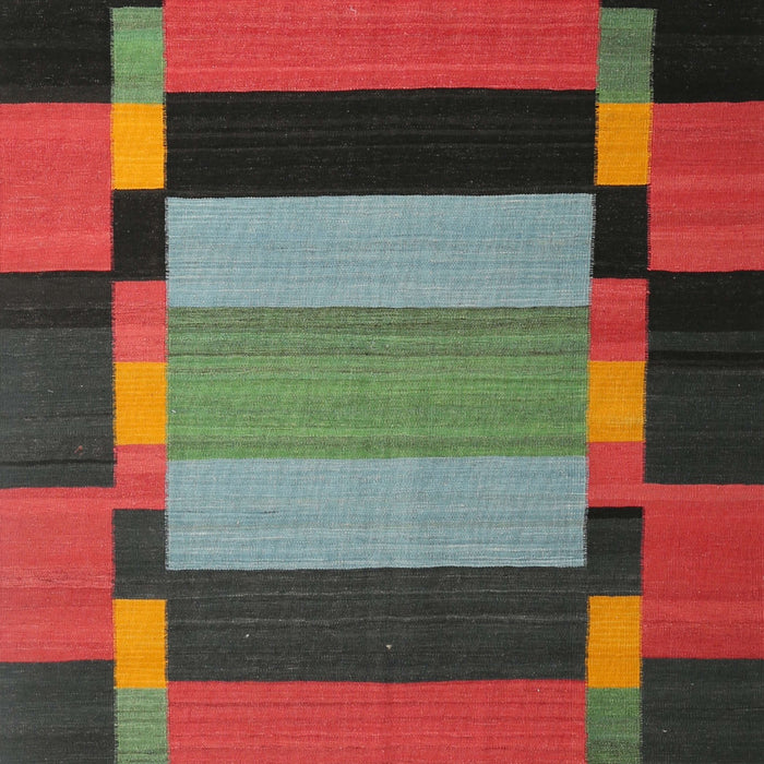 Contemporary Hazel Green Modern Rug, con1129