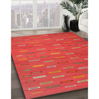 Contemporary Red Oriental Rug, con1133