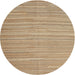 Sideview of Contemporary Bronze Brown Modern Rug, con1136