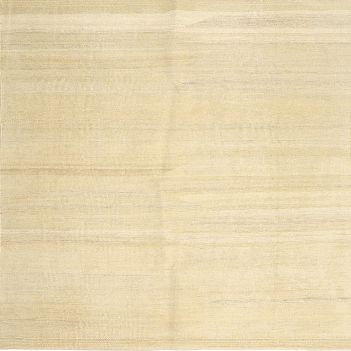 Square Contemporary Brown Gold Solid Rug, con1137