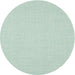 Square Machine Washable Contemporary Magic Mint Green Rug, wshcon1139