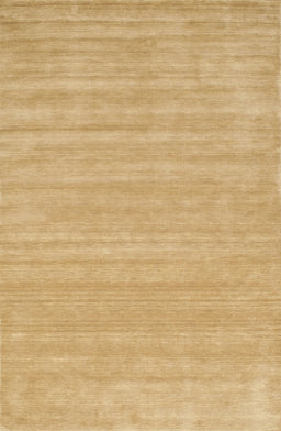 Contemporary Yellow Solid Rug, con113