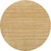 Sideview of Contemporary Yellow Solid Rug, con113