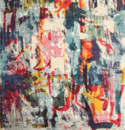 Contemporary Chestnut Brown Modern Rug, con1142