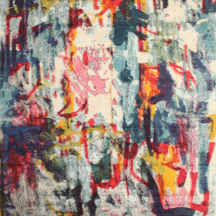 Contemporary Chestnut Brown Modern Rug, con1142