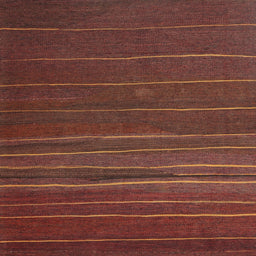 Sideview of Machine Washable Contemporary Saffron Red Rug, wshcon1143