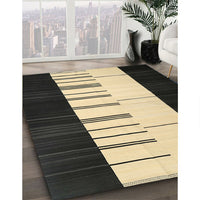 Contemporary Mid Gray Modern Rug, con1145