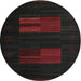 Square Machine Washable Contemporary Charcoal Black Rug, wshcon1146