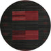 Sideview of Contemporary Charcoal Black Modern Rug, con1146