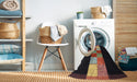 Machine Washable Contemporary Brown Rug in a Washing Machine, wshcon1147