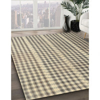 Contemporary Brown Modern Rug, con1149