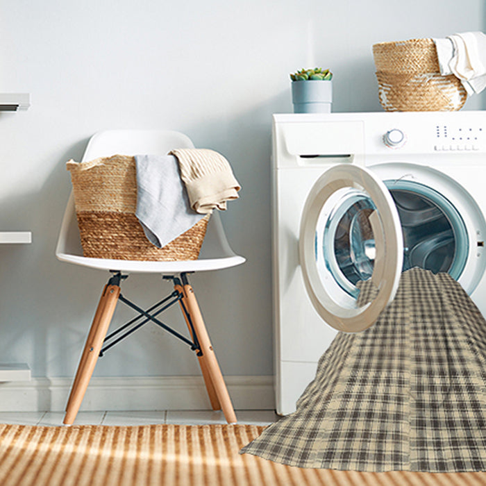 Machine Washable Contemporary Brown Rug in a Washing Machine, wshcon1149
