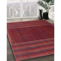 Contemporary Red Oriental Rug, con1150