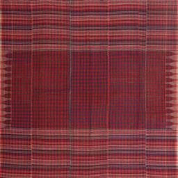 Sideview of Machine Washable Contemporary Red Rug, wshcon1150