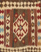 Contemporary Sand Brown Southwestern Rug, con1152