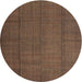 Sideview of Contemporary Dark Gold Brown Modern Rug, con1155