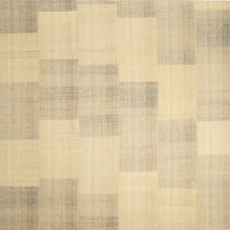 Square Contemporary Brown Gold Solid Rug, con1159