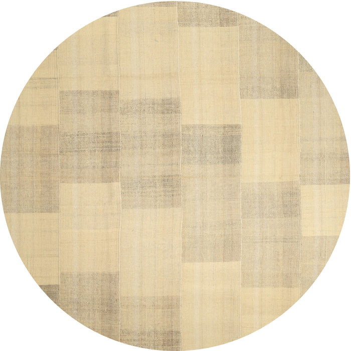 Square Machine Washable Contemporary Brown Gold Rug, wshcon1159