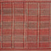 Square Contemporary Copper Red Pink Oriental Rug, con1161