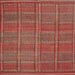 Sideview of Machine Washable Contemporary Copper Red Pink Rug, wshcon1161