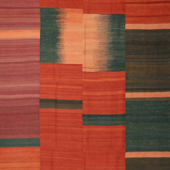 Contemporary Saddle Brown Modern Rug, con1164