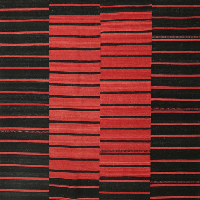 Machine Washable Contemporary Charcoal Black Rug, wshcon1166