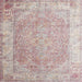 Sideview of Machine Washable Contemporary Desert Sand Beige Rug, wshcon1167
