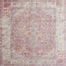 Square Contemporary Desert Sand Beige Modern Rug, con1167