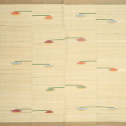 Square Contemporary Sun Yellow Solid Rug, con1171