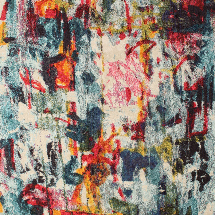 Contemporary Reddish Brown Modern Rug, con1173