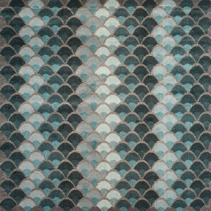 Sideview of Machine Washable Contemporary Gunmetal Gray Rug, wshcon1178