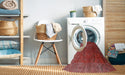 Machine Washable Contemporary Red Rug in a Washing Machine, wshcon1183