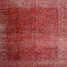 Square Contemporary Red Persian Rug, con1183