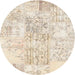 Sideview of Contemporary Beige Modern Rug, con1184