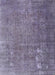 Machine Washable Contemporary Lavender Purple Rug, wshcon1186