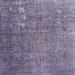 Sideview of Machine Washable Contemporary Lavender Purple Rug, wshcon1186