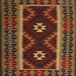 Sideview of Machine Washable Contemporary Saffron Red Rug, wshcon1187