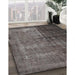 Machine Washable Contemporary Granite Gray Rug in a Family Room, wshcon1191