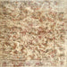 Square Contemporary Brown Gold Modern Rug, con1194