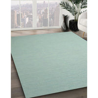 Contemporary Blue Green Modern Rug, con1197