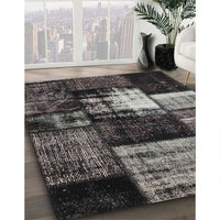 Contemporary Charcoal Black Persian Rug, con1203