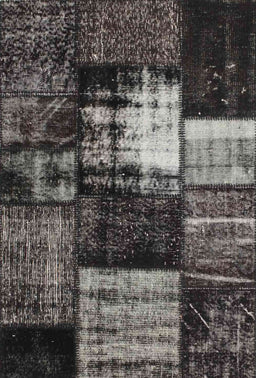 Machine Washable Contemporary Charcoal Black Rug, wshcon1203