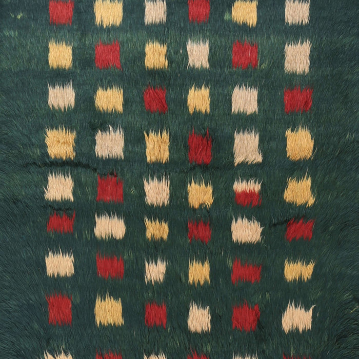 Machine Washable Contemporary Dark Olive Green Rug, wshcon1205