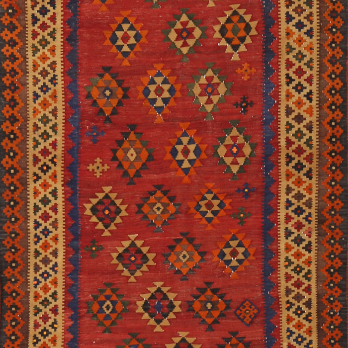 Contemporary Saddle Brown Oriental Rug, con1206