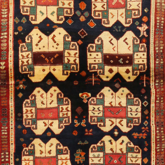 Contemporary Deep Red Modern Rug, con1207