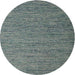 Sideview of Contemporary Dark Gray Modern Rug, con1209