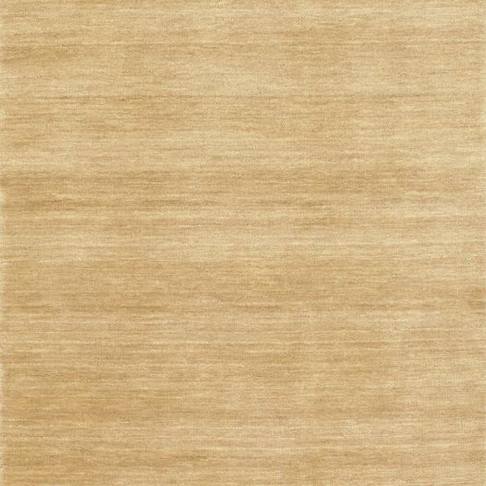 Contemporary Yellow Solid Rug, con120