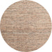 Sideview of Contemporary Orange Salmon Pink Modern Rug, con1211