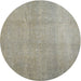 Sideview of Contemporary Khaki Green Modern Rug, con1212